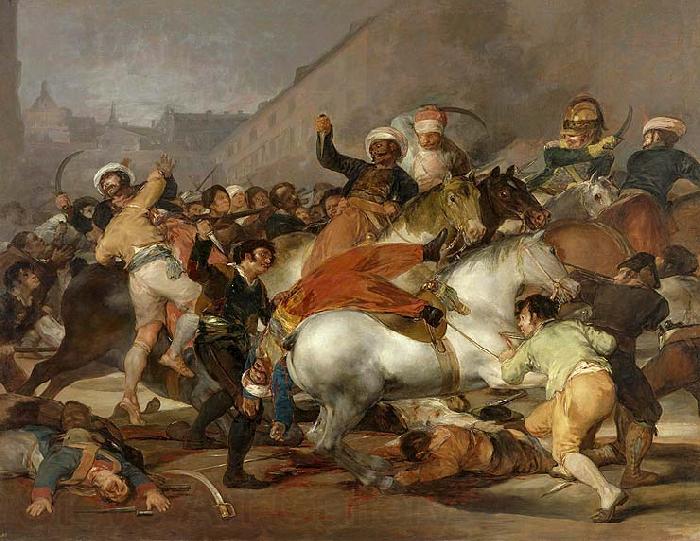 Francisco de Goya The Second of May 1808 or The Charge of the Mamelukes Spain oil painting art